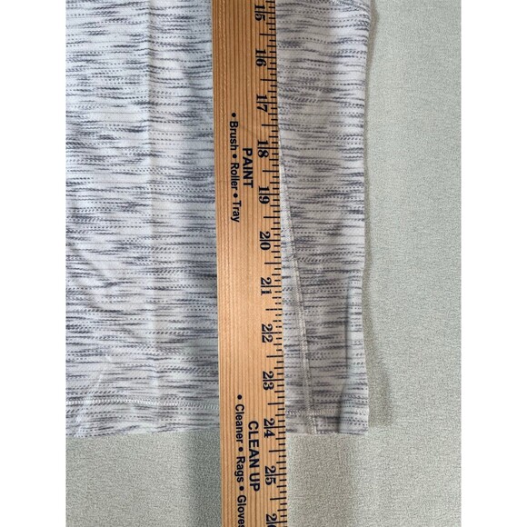 Lululemon Set To Sweat long sleeve shirt in Tiger Space Dye Hail White size 2 - Picture 4 of 6